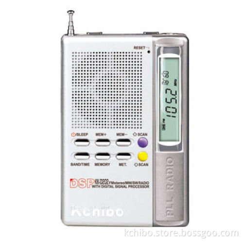 DSP Radio with Scan-memory, Alarm-on Function and Calendar